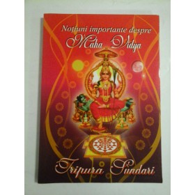 Notiuni importante despre Maha Vidya - Tripura Sundari